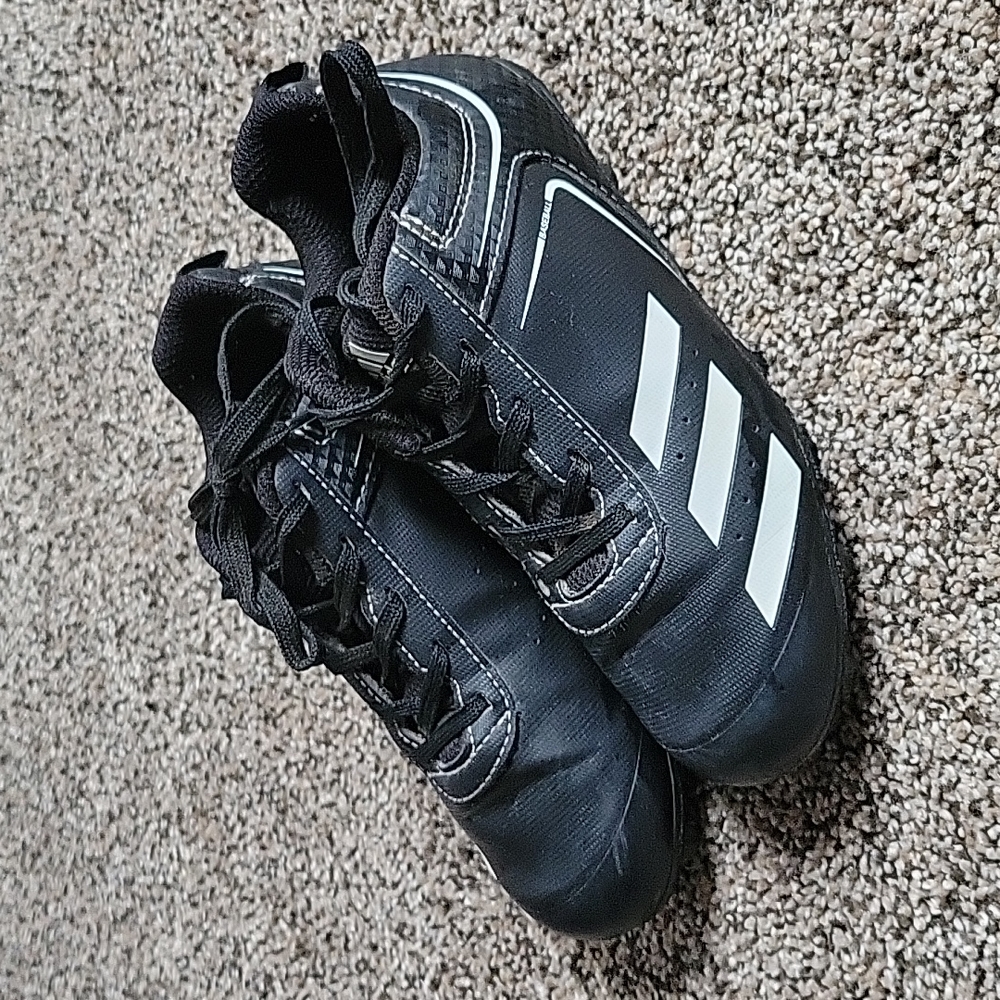 Adidas baseball cleats, size 12 kids